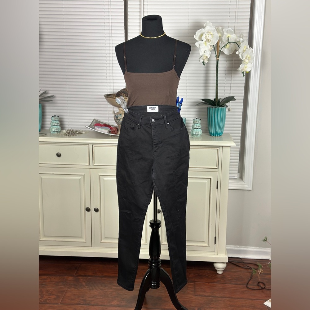 Women Black High Rise Pants